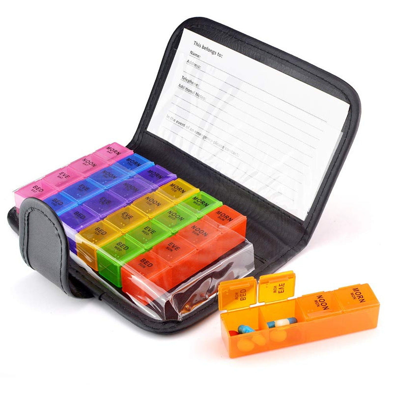 32-grid PP Plastic Pill Box Large-capacity Packaging In January