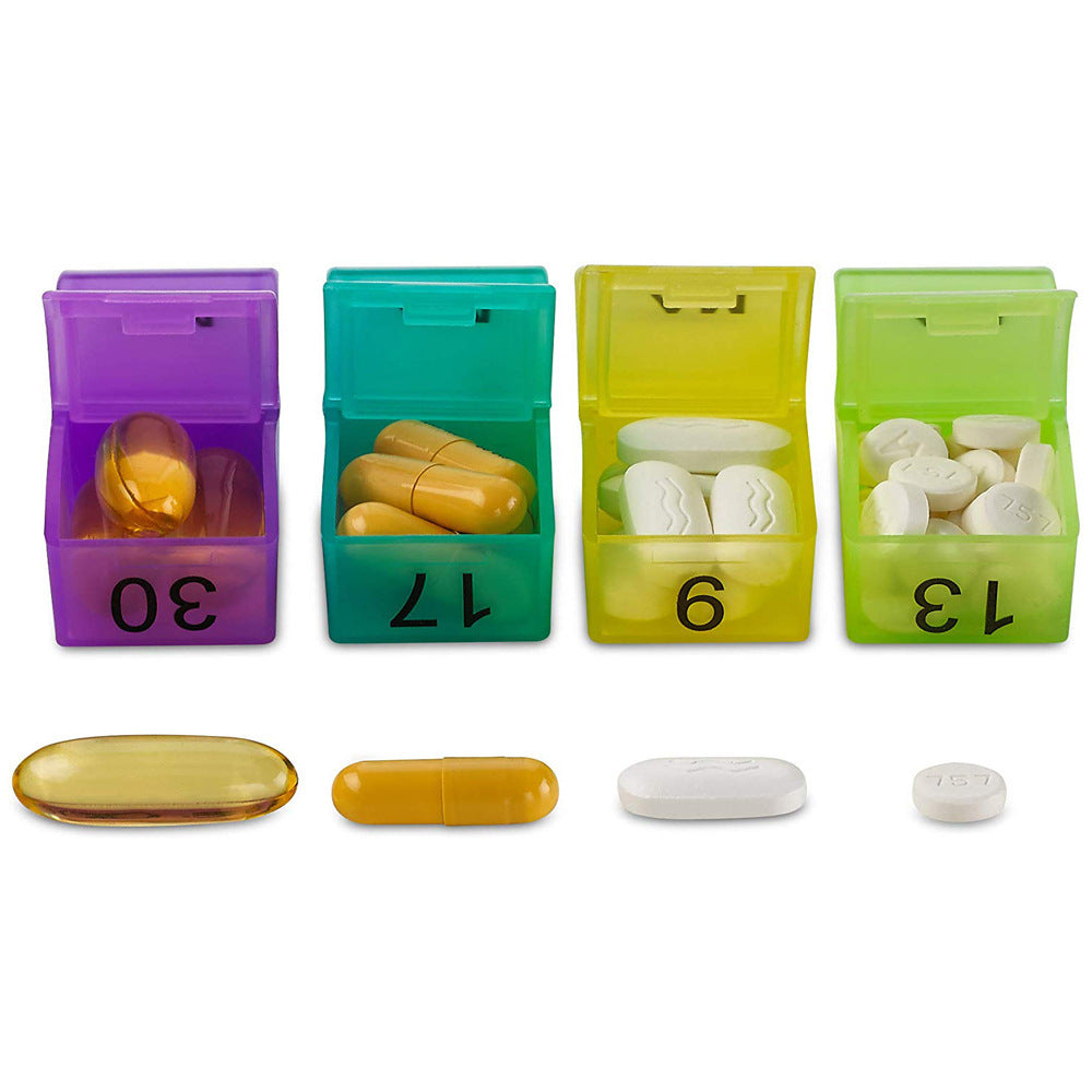 32-grid PP Plastic Pill Box Large-capacity Packaging In January