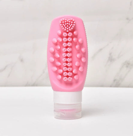 Silicone Travel Sub-bottle Multifunctional Massage Bottle Portable Bottle